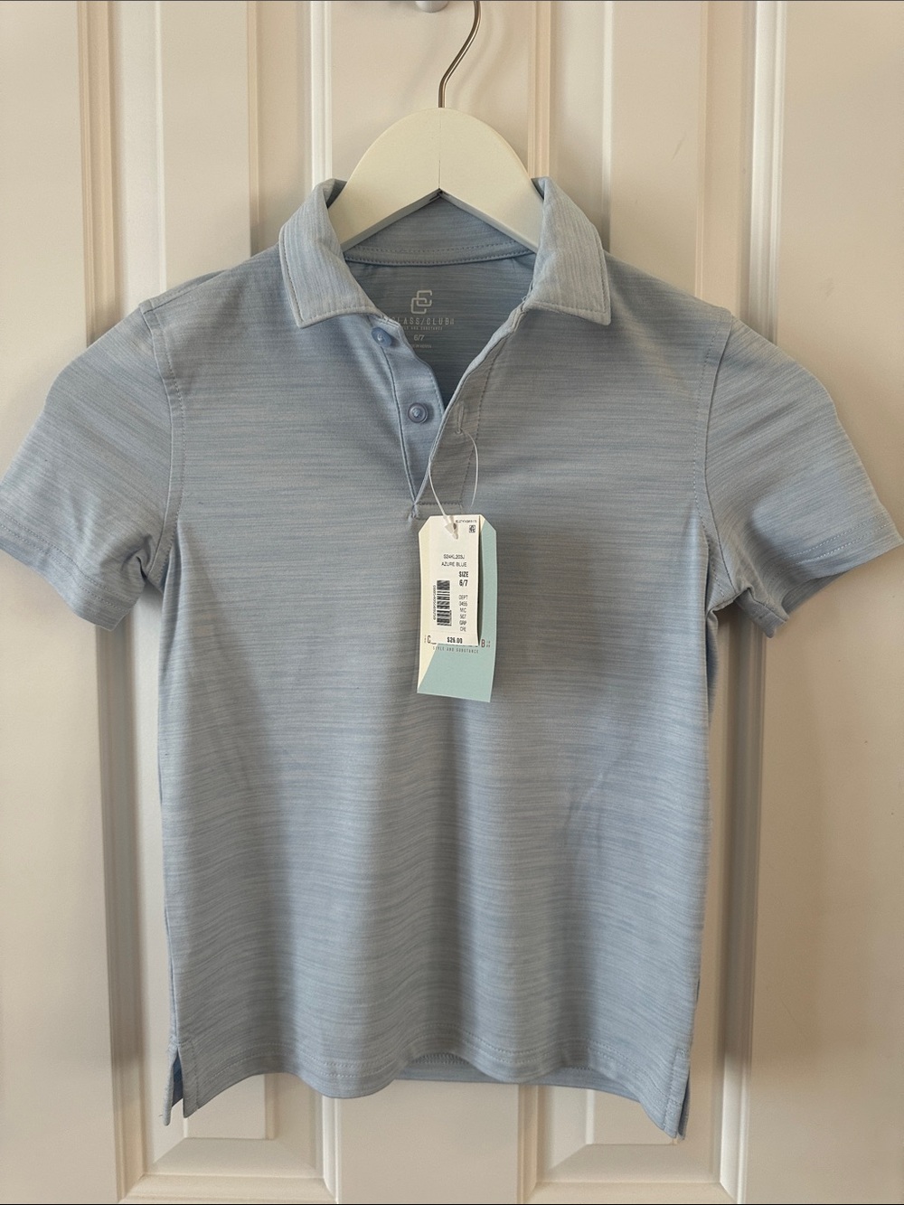 Light Blue Boys Polo by Class Club